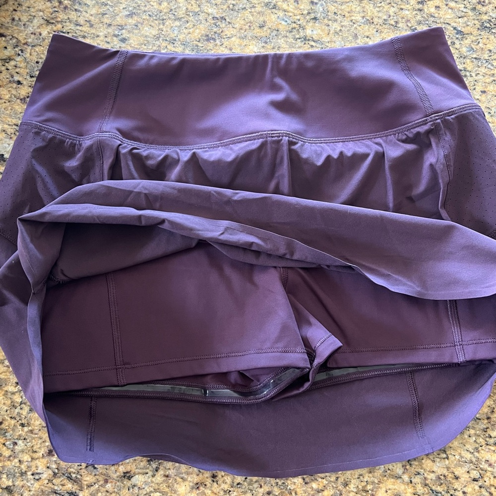 Purple Athleta Run With It skort - Picture 2 of 6